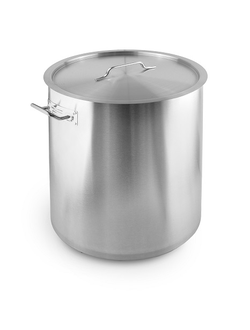 Котел 71 л. нерж. d=45 см. h=45 см. тройное дно с крышк. (индукция) MGsteel /1/