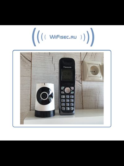 Видеоняня /WiFi IP видеокамера панорамная 180*110*  с DVR (fish_mini), HD