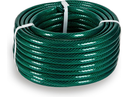 Шланг поливочный ПВХ Метеор 3-слойный армированный, 1/2", 25 м, зелёный, давление 6-18 бар.В приДАЧУ[51740]