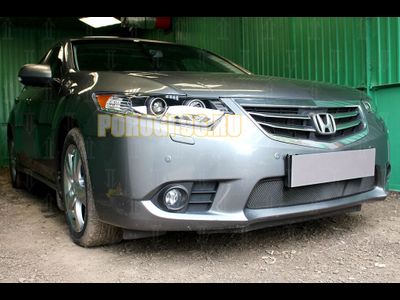 Защита радиатора Honda Accord IX 2013-2015 black