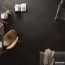 Паркетная доска PS 500 Meister Дуб гармония Закопченый 8052 в интерьере