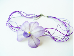 Кулон "Орхидея Ванда".