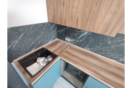 Кухня зеленая