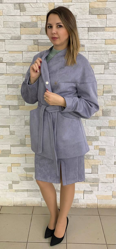 Жакет 731-1125 серый