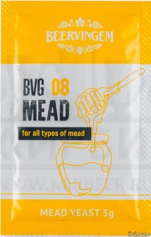 Дрожжи Beervingem для медовухи "Mead BVG-08", 5 г
