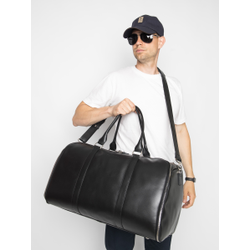 Кожаный портплед / дорожная сумка Goffredo 
Premium black (арт. 4045-51)