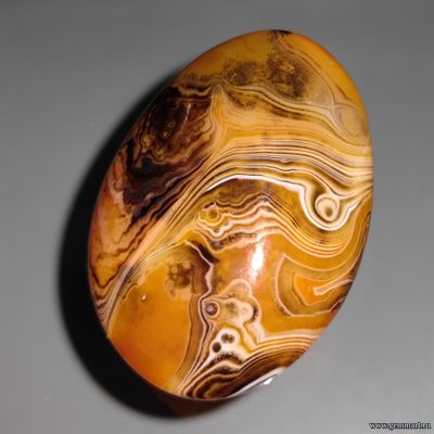 Агат, галтель. Мадагаскар. 61*45*24мм