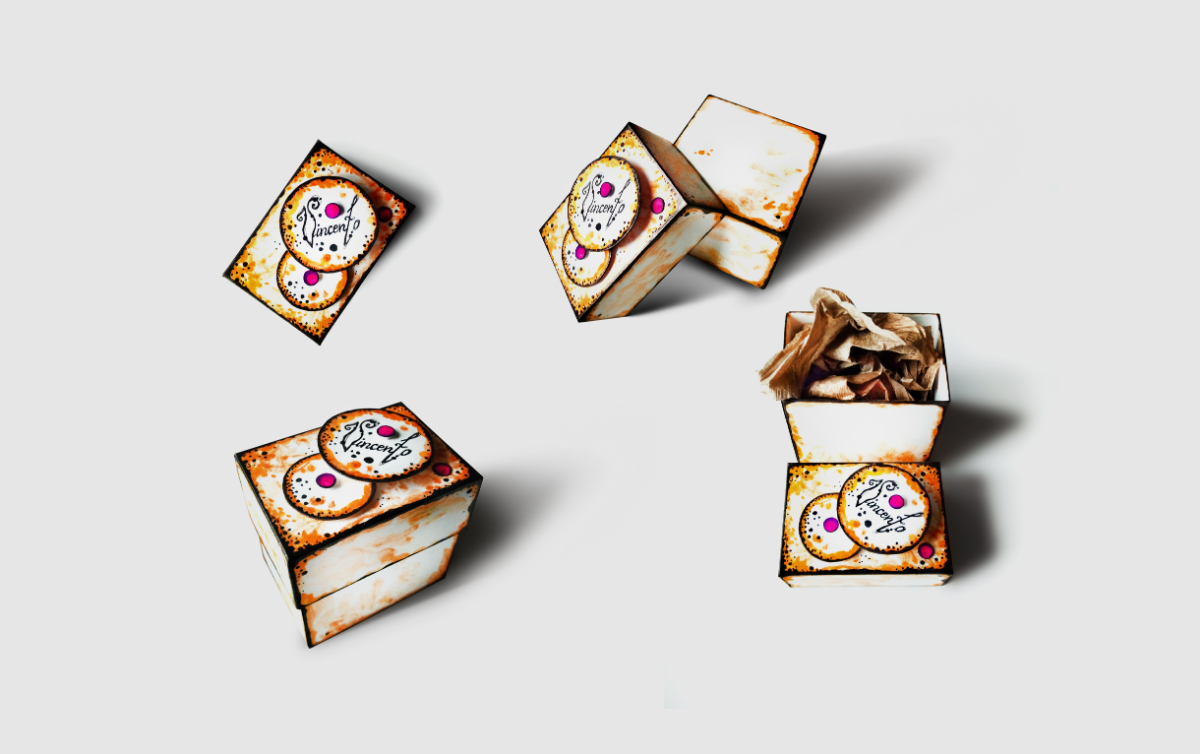 Красивая коробочка для упаковки волшебного украшения, ручная работа.