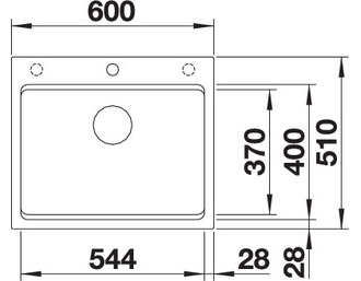 Мойка Blanco ETAGON 6, 524548