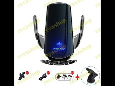 Держатель для телефона с беспроводной зарядкой 100 Вт