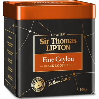 Чай Lipton Sir Thomas Fine Ceylon черный 100 г