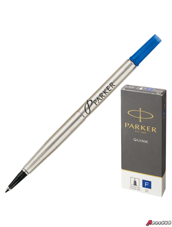 Стержень для ручки-роллера PARKER «Quink RB», металлический 116 мм, узел 0,5 мм, синий. 170316