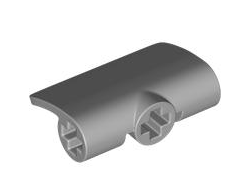 Technic, Panel Curved 2 x 3 x 1, Light Bluish Gray (71682 / 6321713)