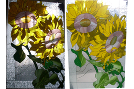 Изготовление пленочных витражей