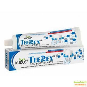 Зубная паста-гель "ТИРЕКС" - Отбеливающая от компании КУДОС; Kudos TeeRex Gel,  100 г