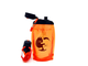 Складная эко бутылка, оранжевая, объём 500 мл (артикул B050ORS-208) с рисунком