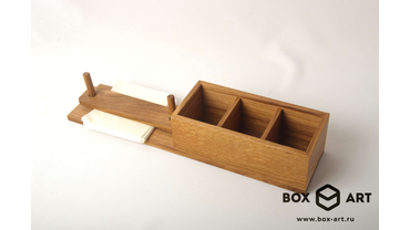 7108 Универсальная подставка для салфеток и специй, дуб.