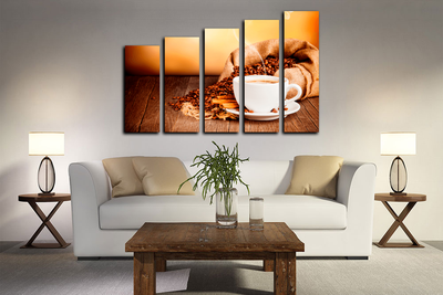 Модульная картина "Отборный кофе"