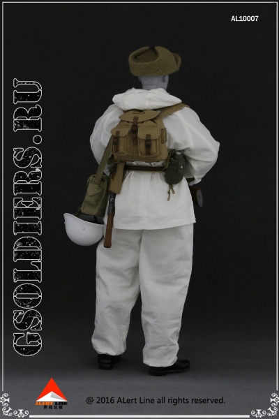 Красноармеец в зимнем обмундировании  - коллекционная фигурка 1/6  Winter Soviet soldier Suit AL10007 - AlertLine
