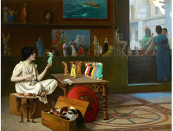 Картина обогреватель, репродукция Жан-Леона Краски, вдыхающая жизнь в скульптуру