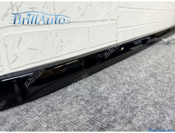 Рейлинги Toyota Land Cruiser 200 черные в стиле LX