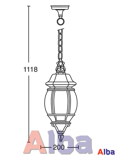 Садово парковый светильник America 405
