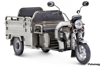 Грузовой электротрицикл Rutrike Вояж-П2 1250 60V 800W серый