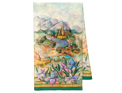 Павловопосадский шарф Пейзаж 10111-9