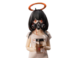 Девочка-киборг (с маской) - Коллекционная фигурка 1/12 SCALE three wise monkeys 03 speak no evil (06975212920412) - Snail Shell