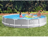 Intex, Каркасный бассейн Prism Frame 366x76см, 6503л, фил.-насос 2006л/ч 26712