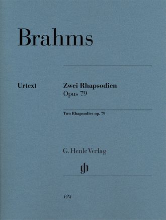 Брамс. Две рапсодии op.79 для фортепиано