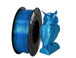 SILK PLA пластик FL33 1.75мм для 3D принтера 1кг. Синий