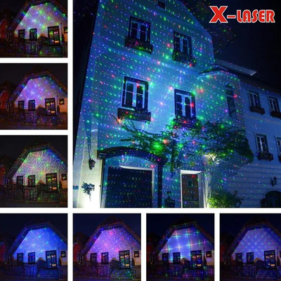 Лазерная подсветка для улицы и дома RGB 50 X-35P-B