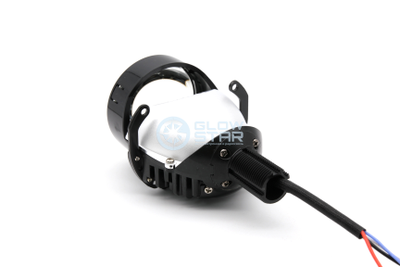 Светодиодные билед модули Aozoom A5+ Bi-Led 2020, 2.5 дюйма, 35w, 9-16v, крепление гайкой или на шпильки, драйвер встроенный (комплект, 2шт)