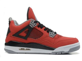 Nike Air Jordan Retro 4 Black Red (Красные) Арт 1 фото
