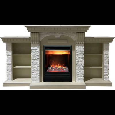 Электрокамин Дублин Премиум SL M2 с очагом 3D Olympic