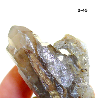 Раухтопаз натуральный (микро-друза) Казахстан №2-45: 27,7г - 36*34*30мм