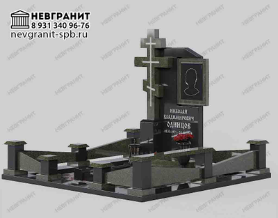 Гранитный комплекс с крестом  20