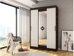 ЛДСП Шкаф-купе АГАТ Дуб Венге-Сосна Лоредо