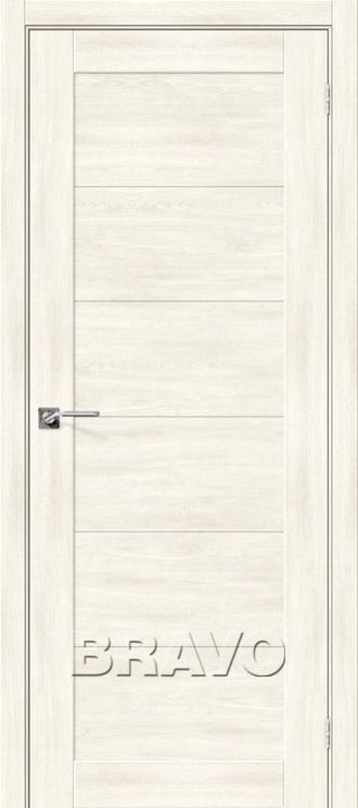 Межкомнатная дверь с экошпоном Легно-21 Nordic Oak