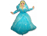 Шар (39''/99 см) Фигура, Снежная королева, 1 шт.
