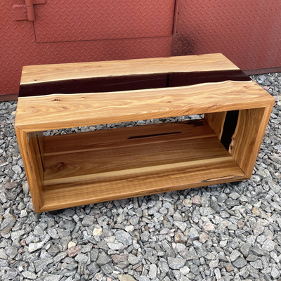 стол-река, карагач, слэб, стол из слэба, стол из спила, стол с рекой, стол из эпоксидной смолы, спил