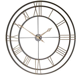 Настенные часы в стиле Лофт, корпус состаренный металл.
