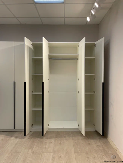 ШК 5 1600 шкаф четырехстворчатый распашной Белый текстурный