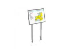 Стенд информационный для спорт площадки малый AVU070