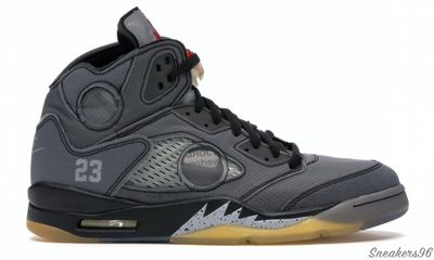 Nike Air Jordan 5 Retro 23 Grande Vendita x Off-White Мужские (41-45)