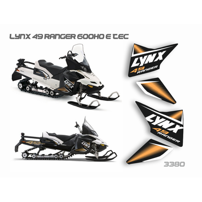 Наклейки на снегоход Lynx Ranger 69 800 E-tec LIMITED #3380