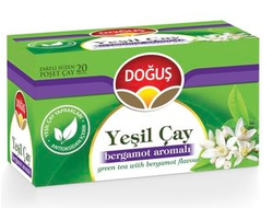 Чай Dogus зеленый с бергамотом, 20 пак