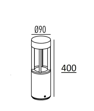 Светильник ландшафтный BRISBANE 43-400  LED-7W