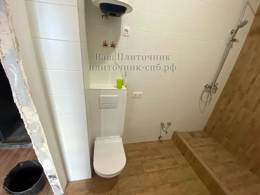 Плиточные работы в санузле